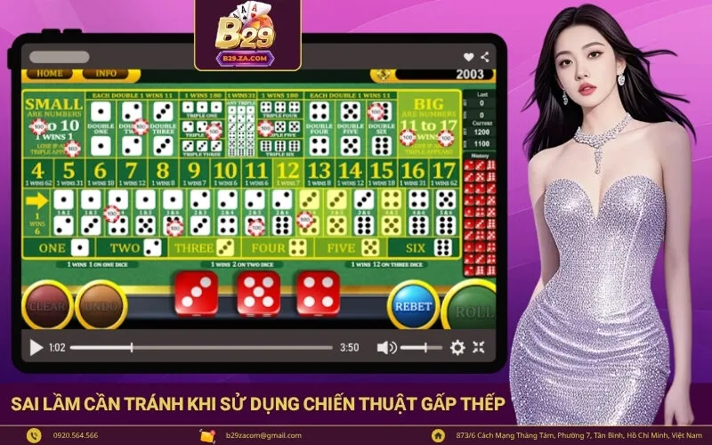 Các sai lầm cần tránh khi sử dụng chiến thuật gấp thếp
