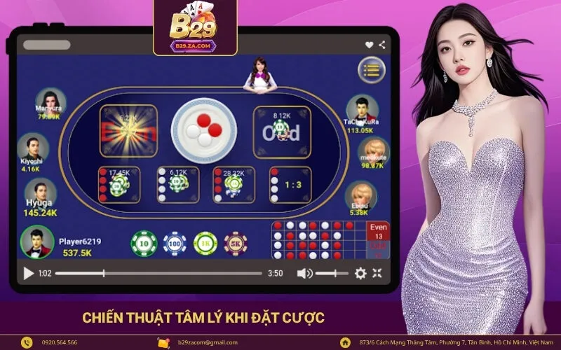 Chiến thuật tâm lý khi đặt cược