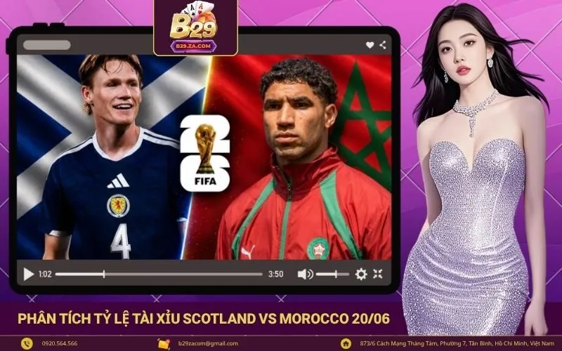 Phân tích tỷ lệ tài xỉu soi kèo Scotland vs Morocco 2006