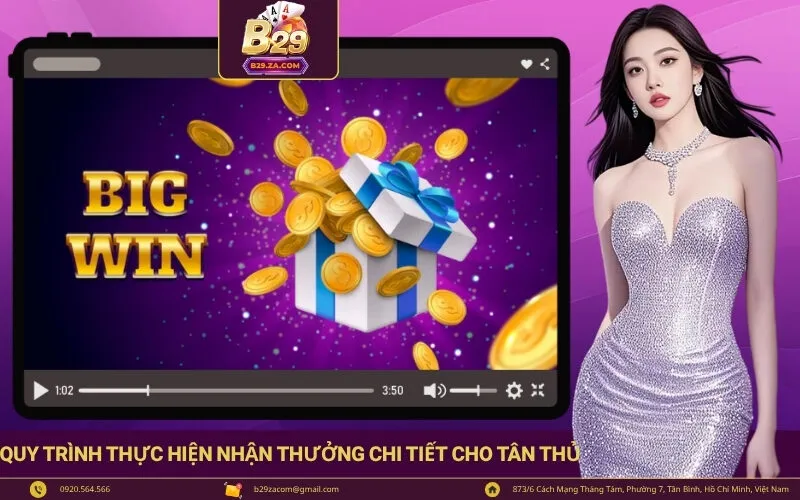 Quy trình thực hiện nhận thưởng chi tiết cho tân thủ