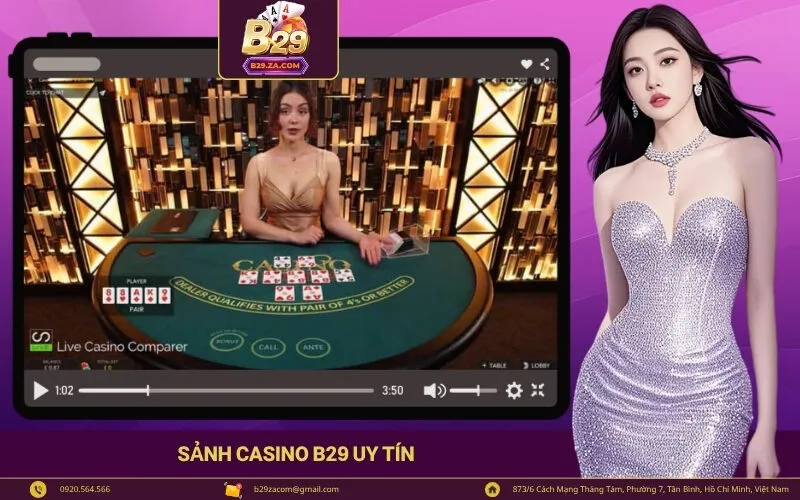 Sảnh Casino B29 Uy Tín