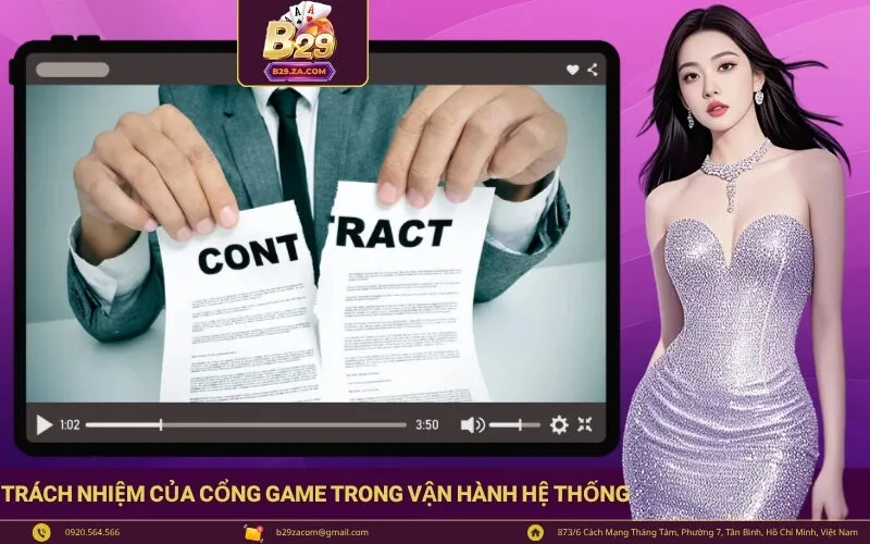 Trách nhiệm của cổng game trong vận hành hệ thống